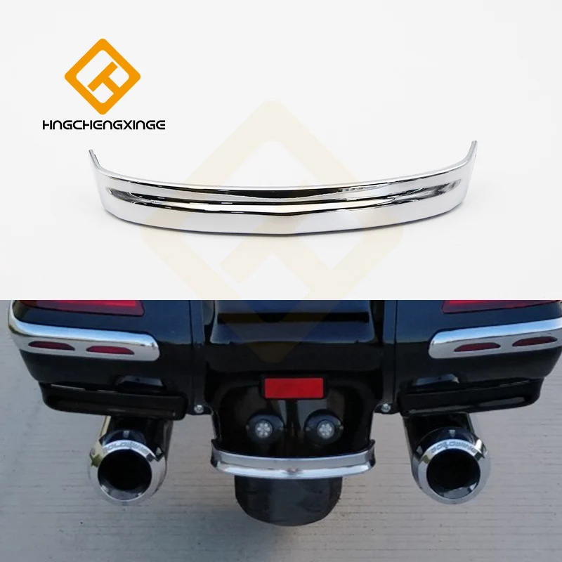 

Motorcycle Chrome Fairing Rear Fender Trim Fit Honda Goldwing GL1800 2001-2011 2002 2003 2004 2005 2006 2007 2008