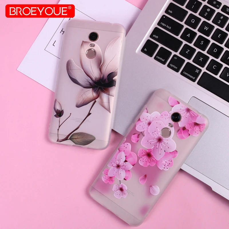 

3D Relief Case For Xiaomi Redmi Redmi 5 Plus Note 5A Pro 4X 4A Note 4X Cover For Xiaomi 8 5X Mi A1 Silicone Soft TPU Floral Case
