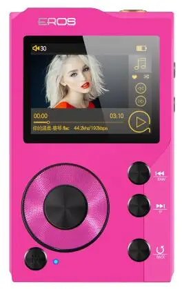 Aigo EROS K Bluetooth 4,0 без потерь Hifi MP3 плеер мини HiBylink DSD DAC AXU аудио музыкальный плеер USB поддержка OTG 128 Гб TF - Цвет: pink