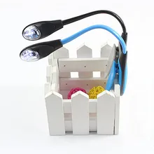 Flexible Clip-on Bright Booklight LED Travel Book Reading Lamp White Light