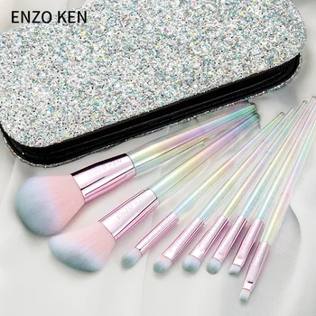 

Women Makeup Brushes ENZO KEN 8Pcs Blush Brush Powder Make up Brushes Set Professional