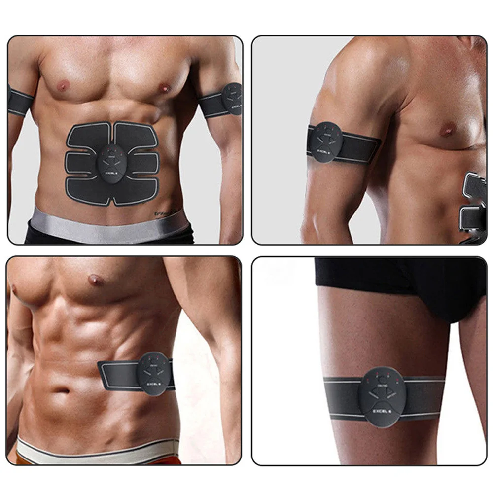Мышцы Массажер обучающей Форма Фитнес комплект ABS шести Pad брюшной Электрический