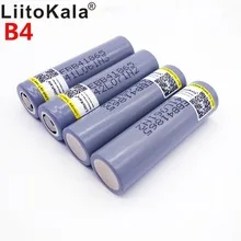 8 шт. LiitoKala Lii B4 18650 2600 мАч 3 6 В Battrey mobile power фонарик аудио аккумулятор|Перезаряжаемые