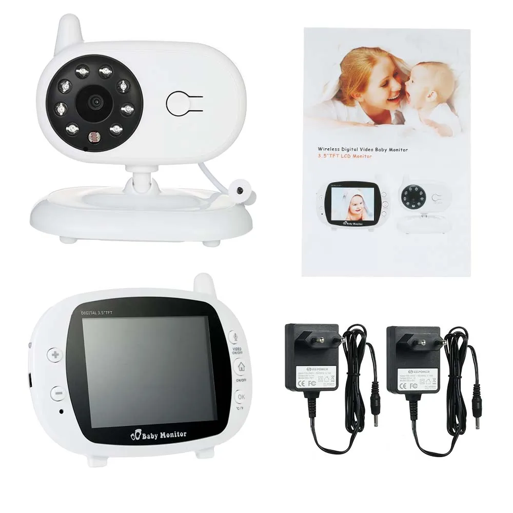 3.5 inch LCD Wireless Video Baby Monitor with Camera Digital Infrared Temperature Monitoring Security Baba Eetronica Com Camera 3.5 inch LCD Wireless Video Baby Monitor with Camera Digital Infrared Temperature Monitoring Security Baba Eetronica Com Camera
