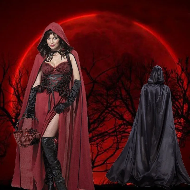 

Cosplay Clothing Palace Women Capes Retro Velvet Hooded Cloak Robe Coat Maternity Clothes for Halloween Party Easter Costumes
