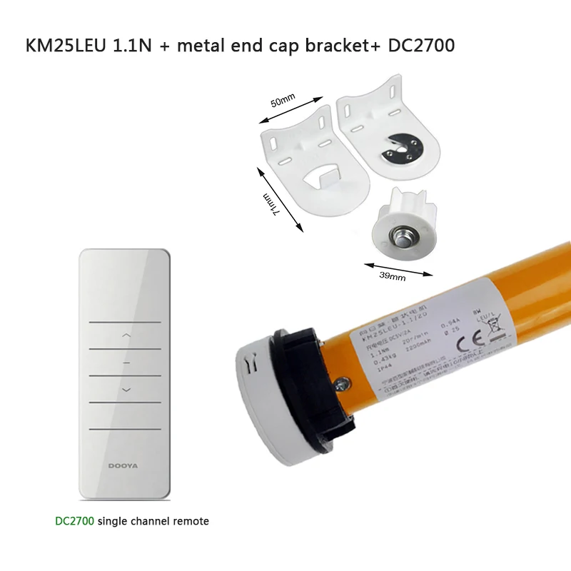 Горячая Распродажа 12V tubular батарея двигателя. Дуя мотор 433 МГц KM25LE 1.1N.m для 38 мм трубки, для рулонные шторы зебровые жалюзи затвора - Цвет: set C