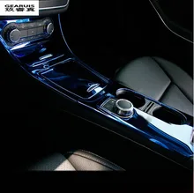 Car styling Central Storage box frame trim Car Air Conditioning Water Cup panel trim Cover for Mercedes Benz CLA C117 GLA X156