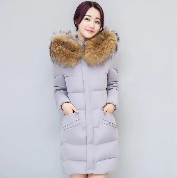 

Parka Women Coat Autumn Winter 2019 Fashion Elegant Fur Collar Hoodie Parkas Womens Long Casual Outwear Coats Warm Soft Cotton