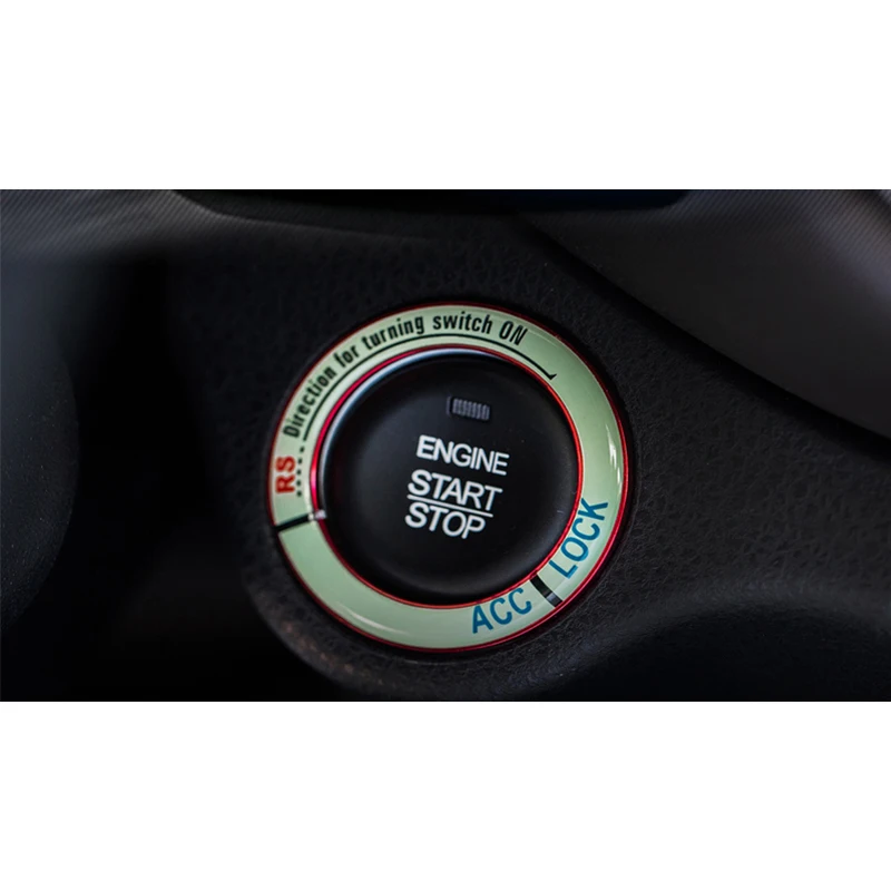 

Lsrtw2017 Aluminum Alloy Car Start Engine Button Circle for Trumpchi Gs3 2017 2018 2019 2020