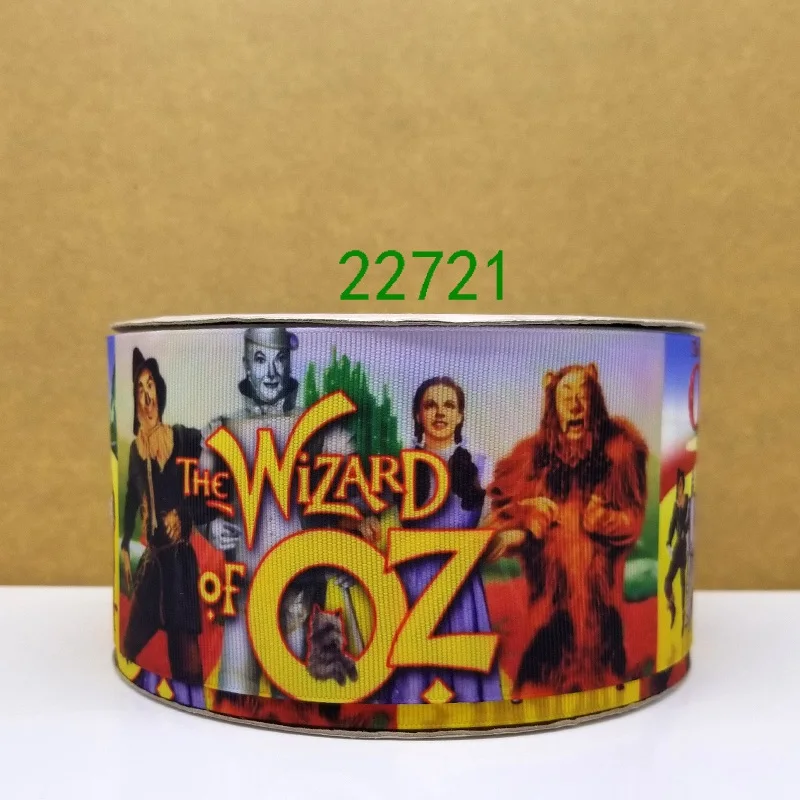 50 ярдов мультфильм Zizard из OZ лента напечатанная grosgrain лента 22721