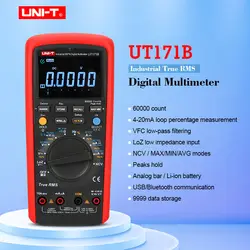 UNI-T UT171B промышленные True RMS цифровой мультиметр Авто Диапазон допуска 60 к отсчетов сопротивление тестер оригинальный мера EBTN