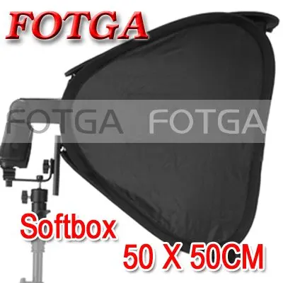 

Wholesale FOTGA 20" Portable 50cm Softbox Soft Box for Flash Light Speedlite Photo Speedlight