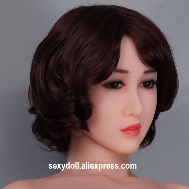 WMDOLL Chinese lifelike silicone sex doll head Asian