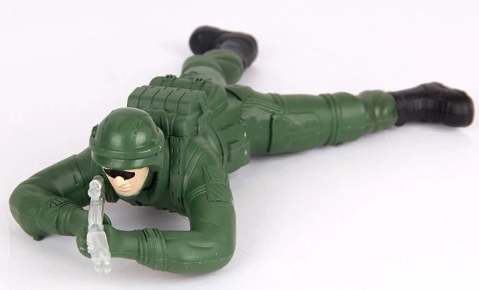 

Large Electric Climb Toys With Light And Sound Military Model Toy Will Crawl Soldier Finished Product Battery Operated Plastic