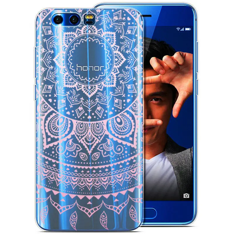 Силиконовый чехол Arvin для huawei Honor 9, мягкий ТПУ чехол для huawei Honor 9, Премиум Тонкий кристально прозрачный чехол с рисунком