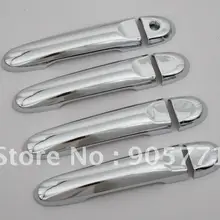 Высокое качество хромированные дверные ручки крышки для Nissan March Micra 2010 до K13