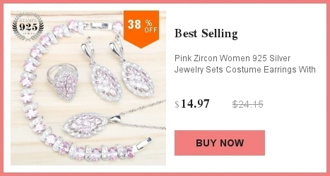 Женские серебряные ювелирные изделия 925, браслет для женщин, милый круглый розовый кубический цирконий, камни, подарочная коробка