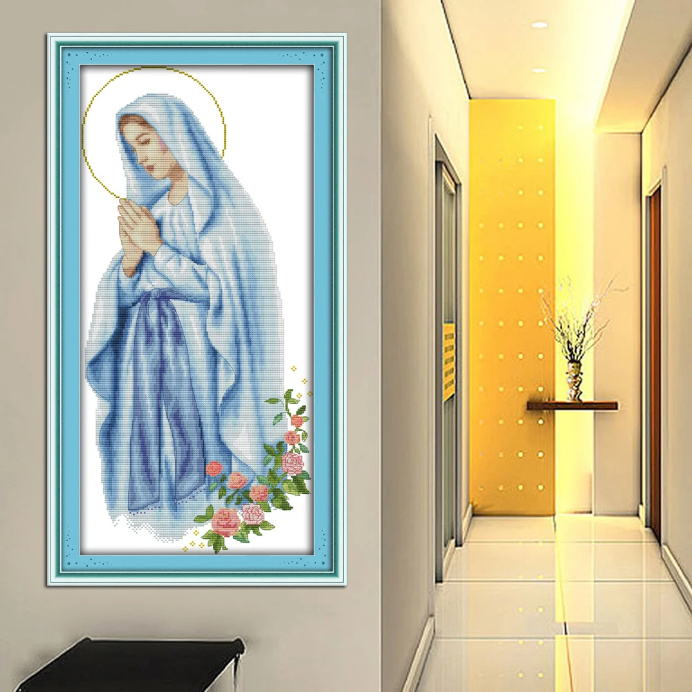 Набор для вышивки крестиком Joy Sunday Дева Мария R719 14CT 11CT|cross stitch kits|embroidery cross stitchcounted