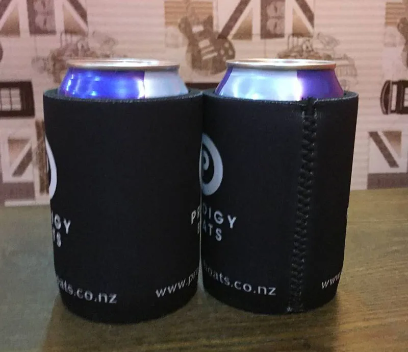 250pcs/lot Custom Your Logo Neoprene Stubby Holders Beer Can Picnic Cooler Thermal Bag Can Holder Drink Sleeve Wedding Gifts