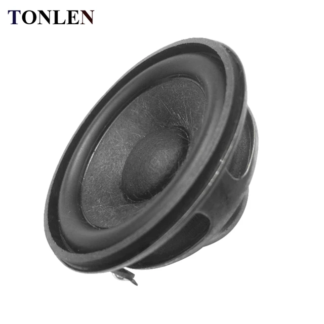 TONLEN 1Pcs 2 inch Full Range Speaker 5 W 4 ohm DIY Portable Bluetooth Speaker Mini Music Speaker 52mm HiFi Rubber Side Speakers
