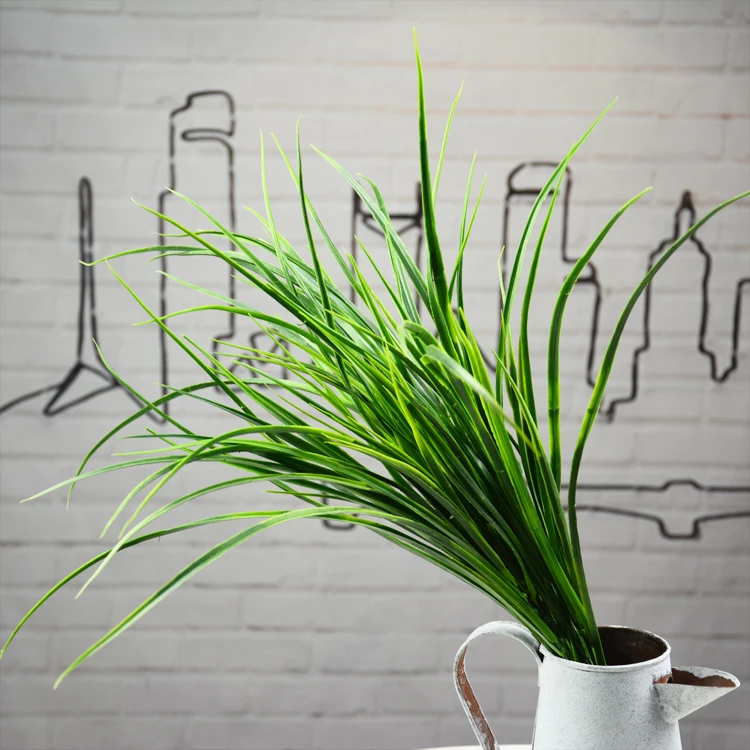 20pcs Fake Grass Plant 50cm 19 68 Artificial Plastic Spring Grass