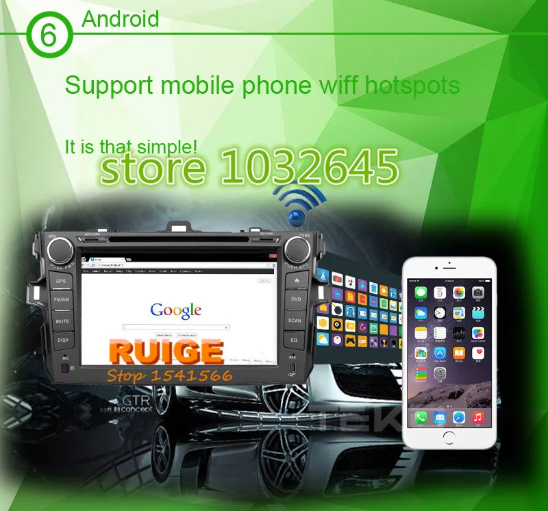 Perfect 2din android 8.01 Car DVD GPS for Toyota Hilux VIOS Camry Corolla Prado RAV4 Prado 2003 2005 2006 2007 2008 Reverse 4