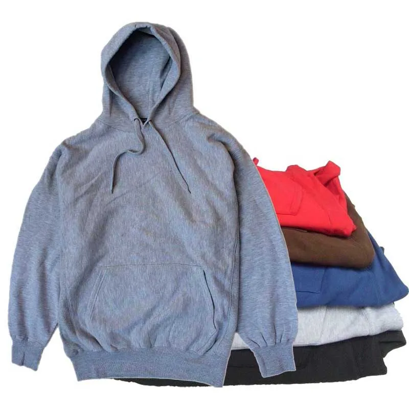 OVERSIZED Hip Hop Mens Hoodies Loose Baggy Solid Casual Pullovers Jacket Street Wear Thick Warm Sweatshirt Plus Size Man Clothes
