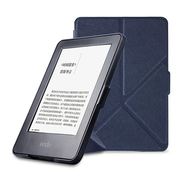 Origami support magnétique PU cuir housse étui folio pour Amazon Kindle  Paperwhite 1 2/paperwhite3 (nouveau modèle) + stylet gratuit + film |  AliExpress
