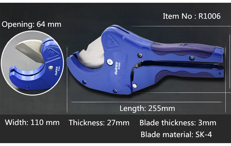 Luxury PVC water pipe cutter PPR pipe cutterin Scissors from Tools on