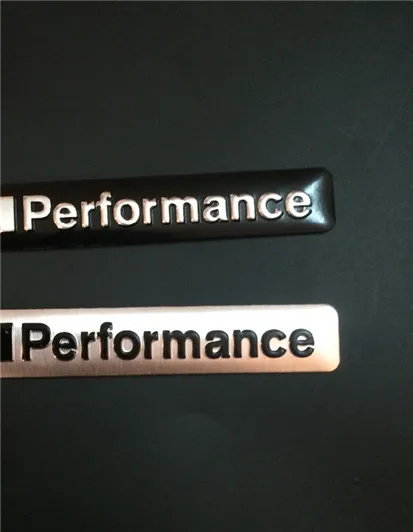 

1X New Aluminum Alloy 3D M performance Badge Emblem body sticker 85mm*12mm