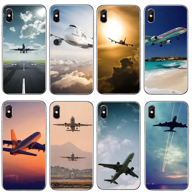 Самолет fly путешествия облако Coque в виде ракушки чехол для телефона Apple iPhone XS MAX 8 7 s