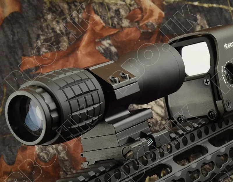 

Tactical red dot sight scope 5x Magnifier Compact Tactical Sight with Flip picatinny gun rail mount M8567