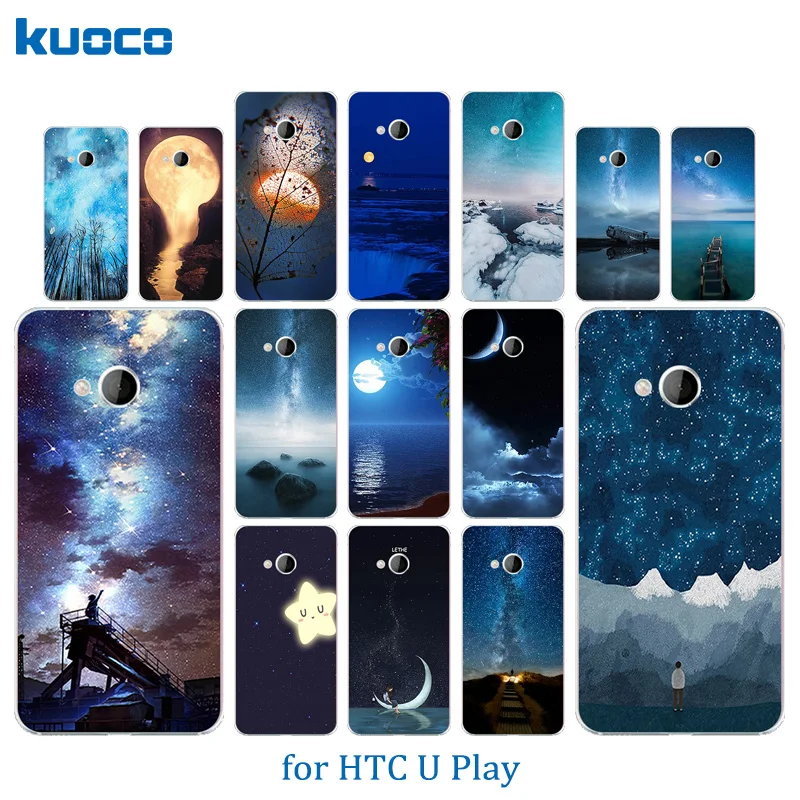 5 2 дюйма для HTC U Play Alpine Мягкий силиконовый чехол телефона Прозрачная защитная