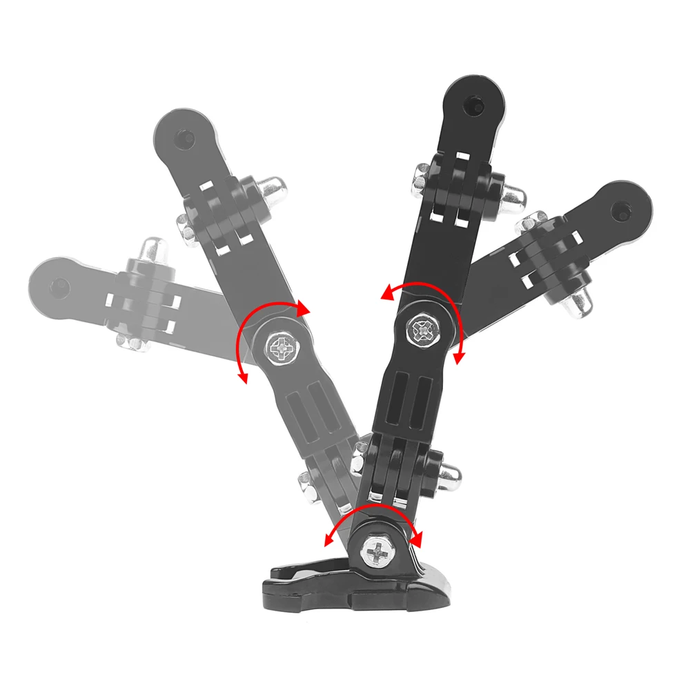 SHOOT Adjustment Base Mount for gopro hero 7 5 6 xiaomi yi 4k sjcam sj4000 sj7 Action Camera Tripod Helmet Belt Mount Accessory - ANKUX Tech Co., Ltd