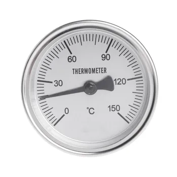 

1/4 PT Thread Stainless Steel Thermometer Moonshine Kitchen Food Cooking Gauge