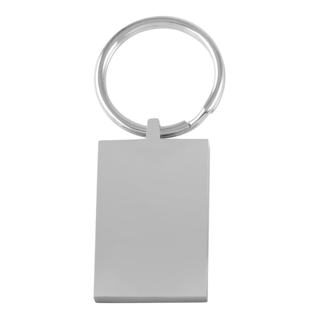 Blank Dog Tags Keychain For Men Metal Rounded Rectangle - Temu