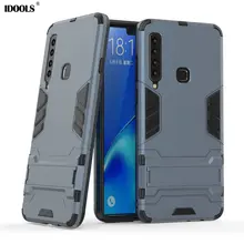 IDOOLS Case for Samsung galaxy A9 2018 Cover High Quality Full Protector Armor Plastic+TPU Bags Cases for Samsung galaxy A9 2018