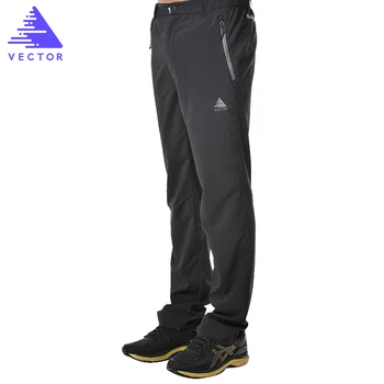 VECTOR Quick Dry Camping Hiking Pants Men Women Elastic Breathable Outdoor Sports Trousers Mountaineering Trekking Running 50026 vector quick dry pants men summer breathable camping hiking trousers removable trekking hunting hiking pants hiking shorts 50021