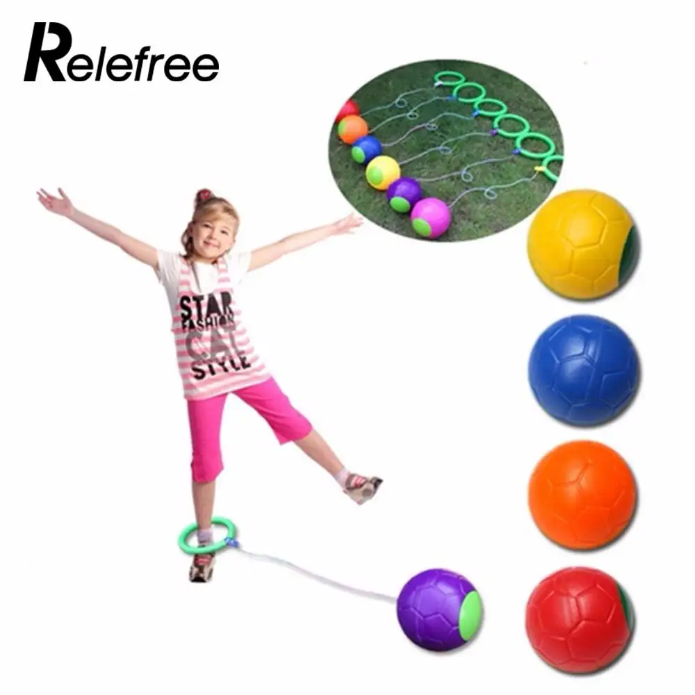 Relefree Colorful Fitness Skip Ball Outdoor Skipper Skipping Rope Jump