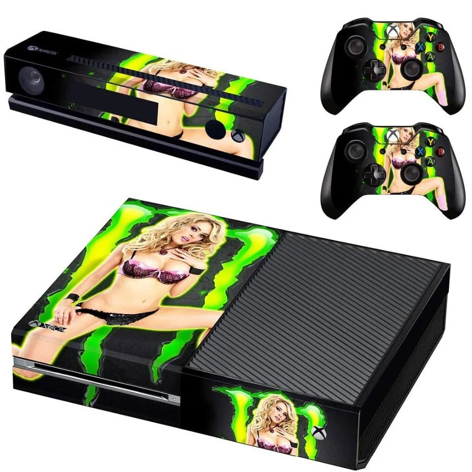 

Custom Vinyl Decals Sticker Skins for XBOX ONE Console and 2PCS Controller Stickers Cover