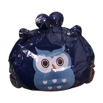 

Girl's Cartoon Owl Silicone Jelly Wallet Bag Keys Coin Purse(blue)