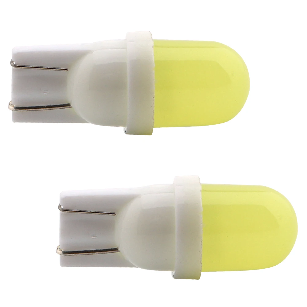 2 шт. T10 COB 1 SMD СВЕТОДИОДНЫЙ 194 168 W5W приборной панели автомобиля зазор светодиодный