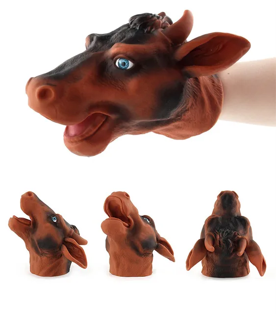 Rubber Hand puppet dolls Puppets For little kids playing Hand Puppets