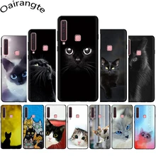 Черная кошка, глаз мягкий силиконовый чехол для телефона для samsung A3 A5 A6 плюс A7 A8 A9 A10s 20С 30С 40С с 50s 60 70 J6