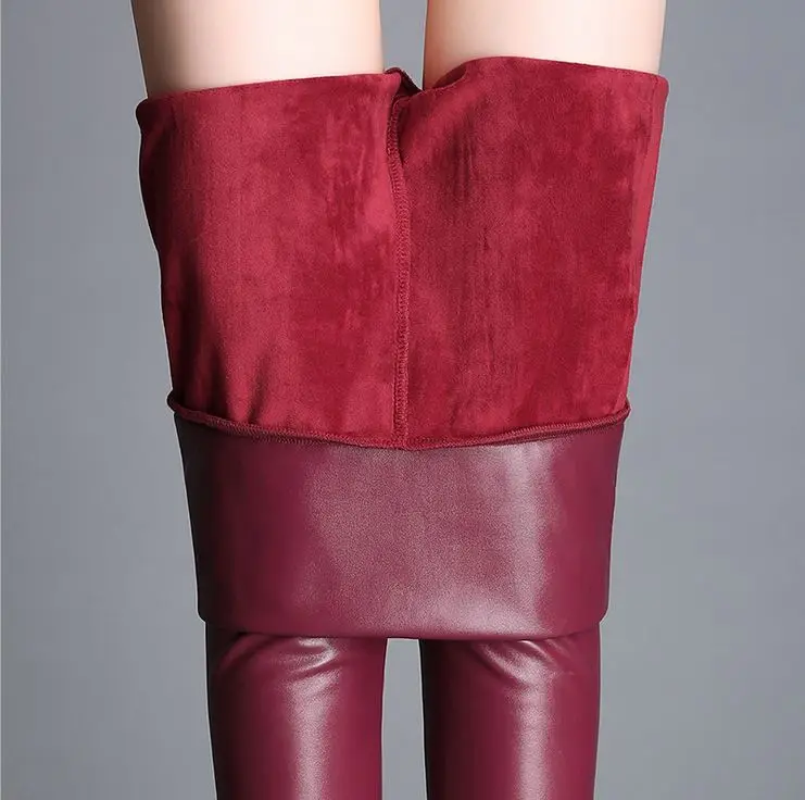 Popular Leather Skinny Pants-Buy Cheap Leather Skinny
