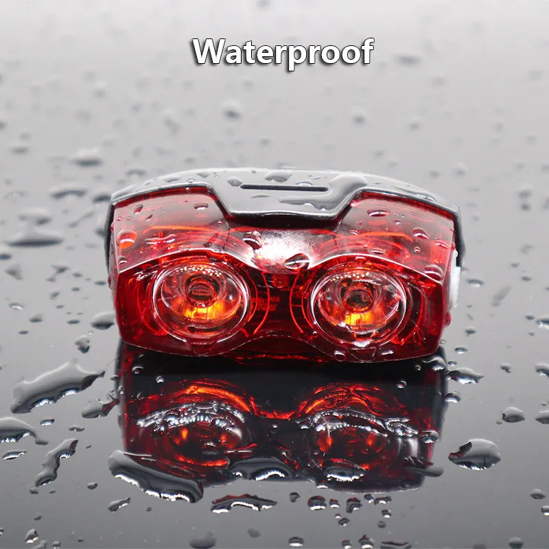 Cheap Bicycle Light MTB Road Bike Tail Rear Back Lights Waterproof for Night Cycling Safety Red LED Lamp TL2181 1