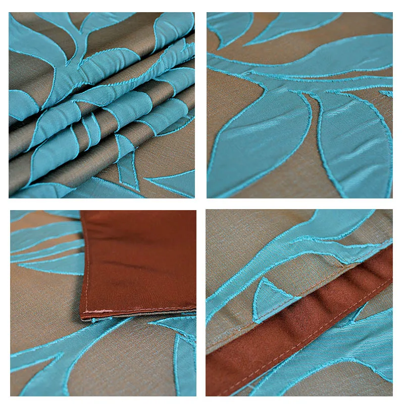 Polyester Double Layer Bed Runner ScarfBed Tail Towel For Home Hotel Bedroom Bedding Decor Blue Green Purple (26)