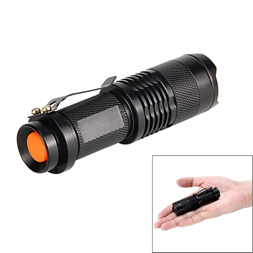 Koop Nieuwe Mini LED Zaklamp oplaadbare 2000 Lumen Zaklamp AA 14500 Verstelbare Zoom Focus Torch Lamp Penlight Waterdichte Outdoor