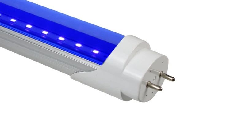[Seven Neon] T8 1,2 M 18W 96 Светодиодный 395-400NM SMD2835 светодиодный ультрафиолетовый свет пробки диджей бар КТВ светодиодный ультрафиолетовая трубчатая лампа Светодиодный УФ для сушки гель-лака, лампа-трубка