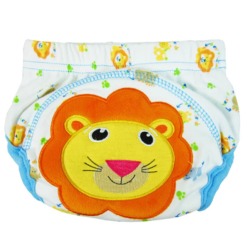 

Newborn Baby Diapers Nappies Infant Toddler Training Pants Cartoon Animal Washable Reuseable Kids Cloth Diapers Underwear Shorts